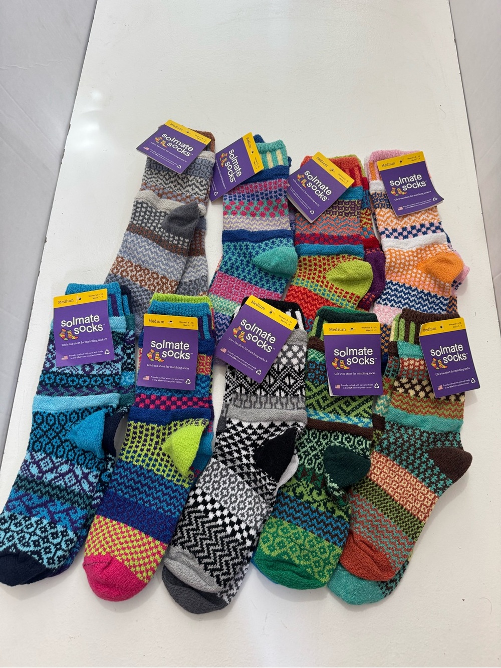 NWT Solmate socks women’s size medium 8-10 bundle
